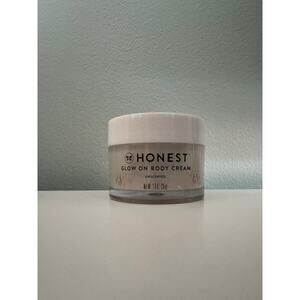 Honest Glow On Body Cream Unscented 1.0 oz- New